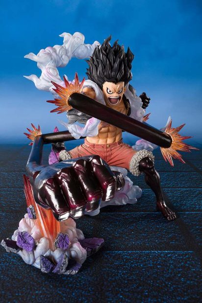 One Piece Figuarts ZERO Extra Battle PVC Statue Monkey D. Luffy Gear 4 Snake Man King Cobra 21 cm