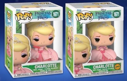 The Princess & The Frog POP! Disney Vinyl Figure Charlotte 9 cm Assortment (2)