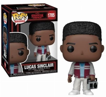 Stranger Things POP! Television Vinyl Figures Lucas Sinclair with Boombox 9 cm
