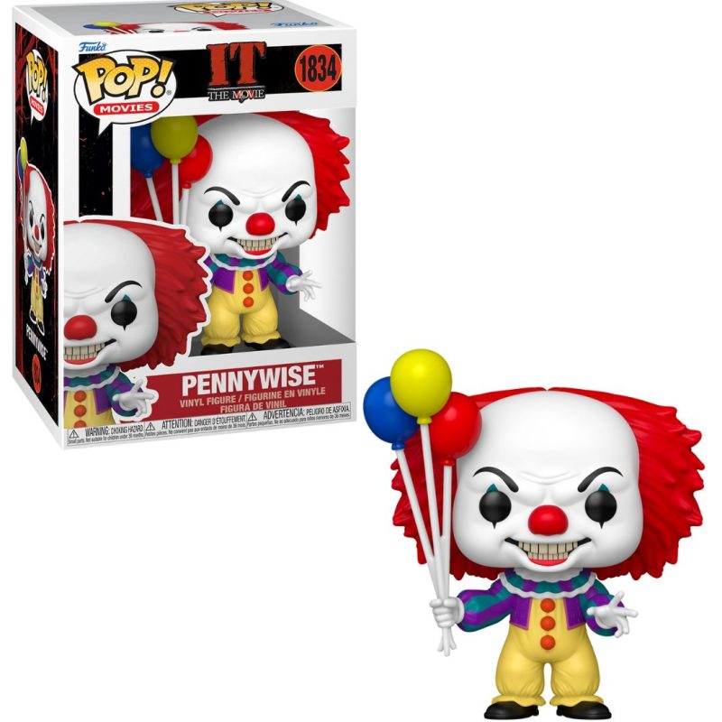 IT (1990) POP! Movies Vinyl Figure Pennywise with Ballons 9 cm