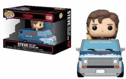 Stranger Things POP! Rides Deluxe Vinyl Steve with The Squawk Van Exclusive 9 cm