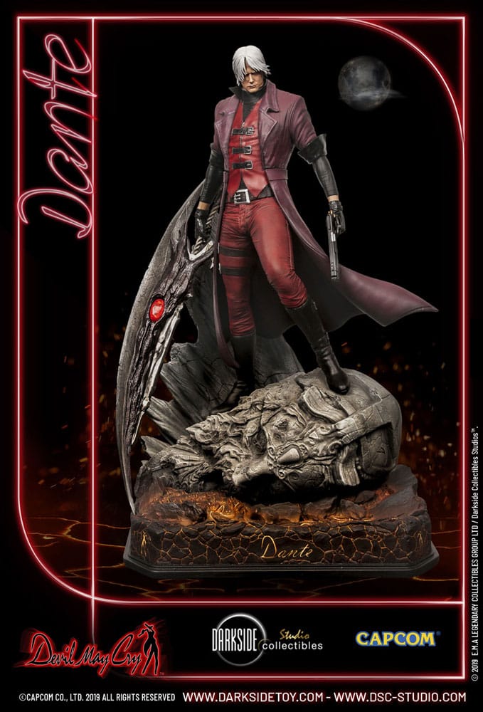 Devil May Cry 1 Premium Statue 1/4 Dante Exclusive 70 cm - immagine 4
