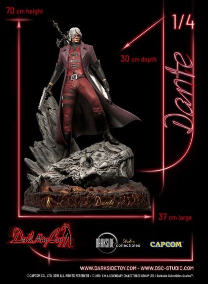 Devil May Cry 1 Premium Statue 1/4 Dante Exclusive 70 cm