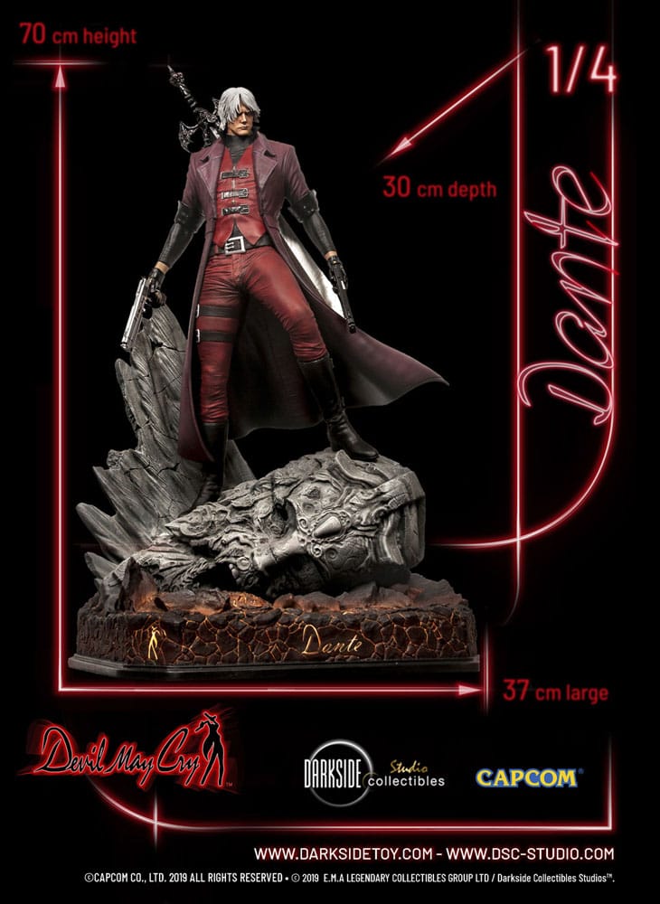 Devil May Cry 1 Premium Statue 1/4 Dante Exclusive 70 cm