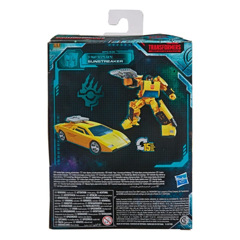 Transformers Generations War for Cybertron: Earthrise Deluxe Class Action Figure Sunstreaker 14 cm - immagine 3