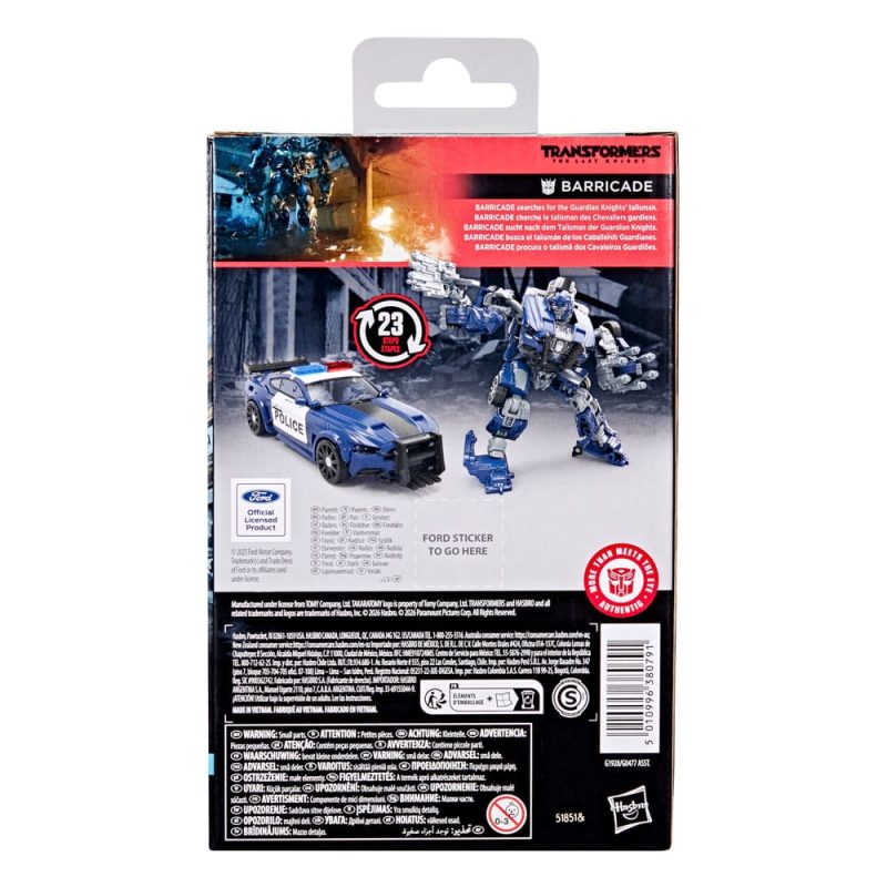 Transformers: The Last Knight Studio Series Deluxe Class Action Figure Barricade 11 cm - immagine 3