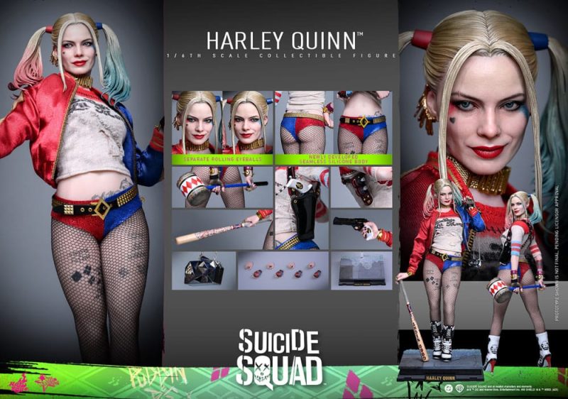 Suicide Squad Movie Masterpiece Action Figure 1/6 Harley Quinn 29 cm - immagine 7