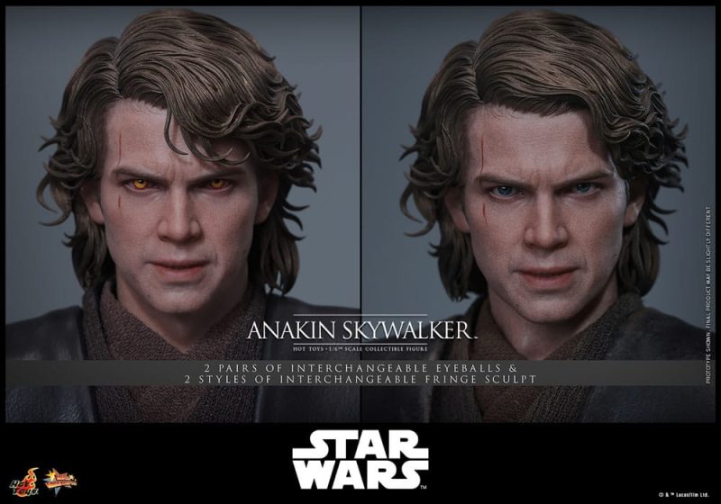 Star Wars: Episode III - Revenge of the Sith Movie Masterpiece Action Figure 1/6 Anakin Skywalker 31 cm - immagine 6
