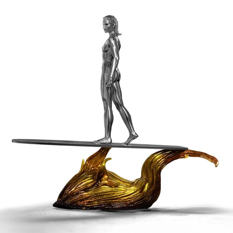 Fantastic Four Art Scale Statue 1/10 Silver Surfer 27 cm - immagine 3
