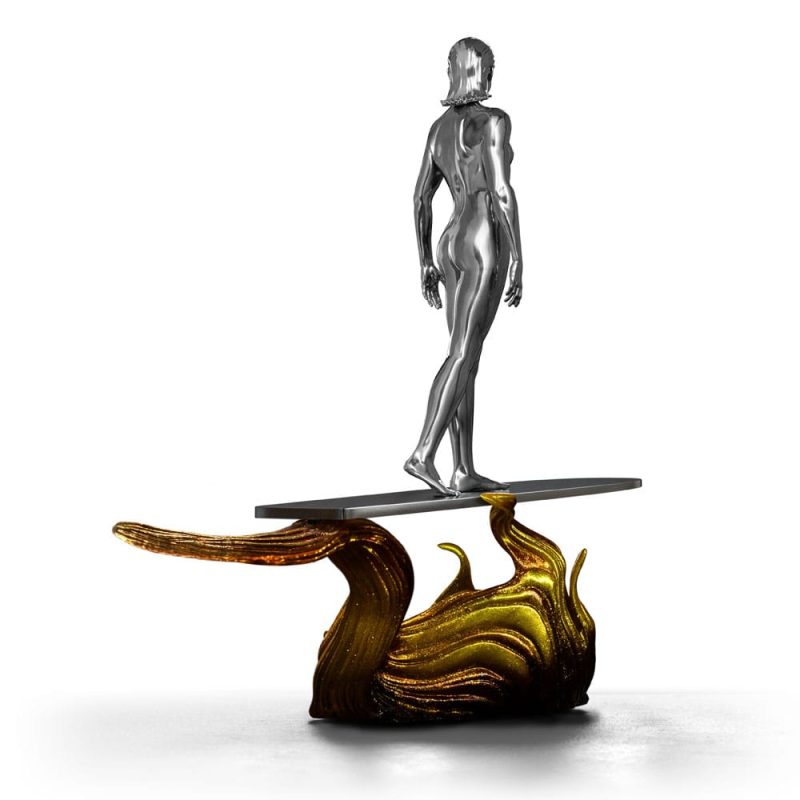 Fantastic Four Art Scale Statue 1/10 Silver Surfer 27 cm - immagine 4