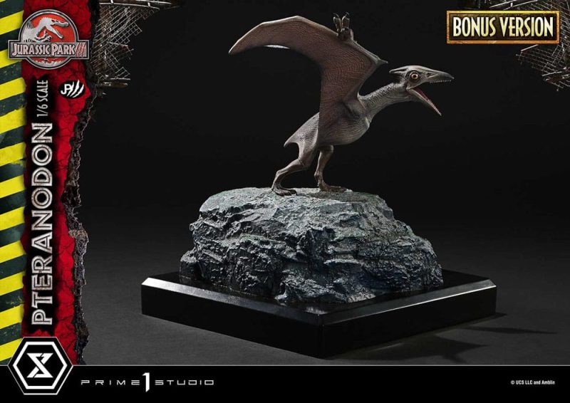 Jurassic Park III Legacy Museum Collection Statue 1/6 Pteranodon Bonus Version 68 cm - immagine 2