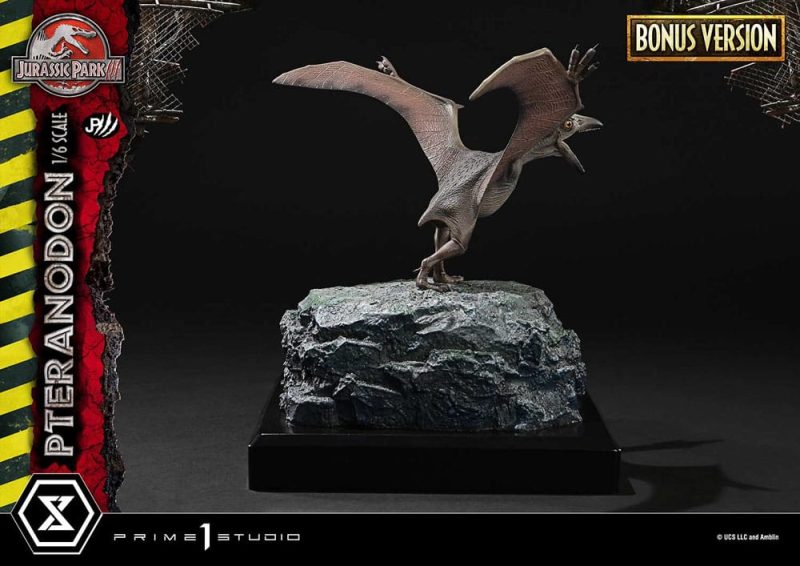 Jurassic Park III Legacy Museum Collection Statue 1/6 Pteranodon Bonus Version 68 cm - immagine 3