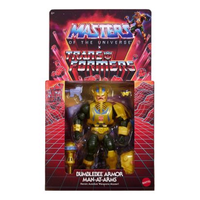 Masters of the Universe x Transformers Action Figure Bumblebee Armor Man-At-Arms Exclusive 14 cm