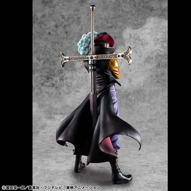 One Piece P.O.P SA-MAXIMUM PVC Statue Hawk Eye Dracule Mihawk Ver. R 29 cm - immagine 4