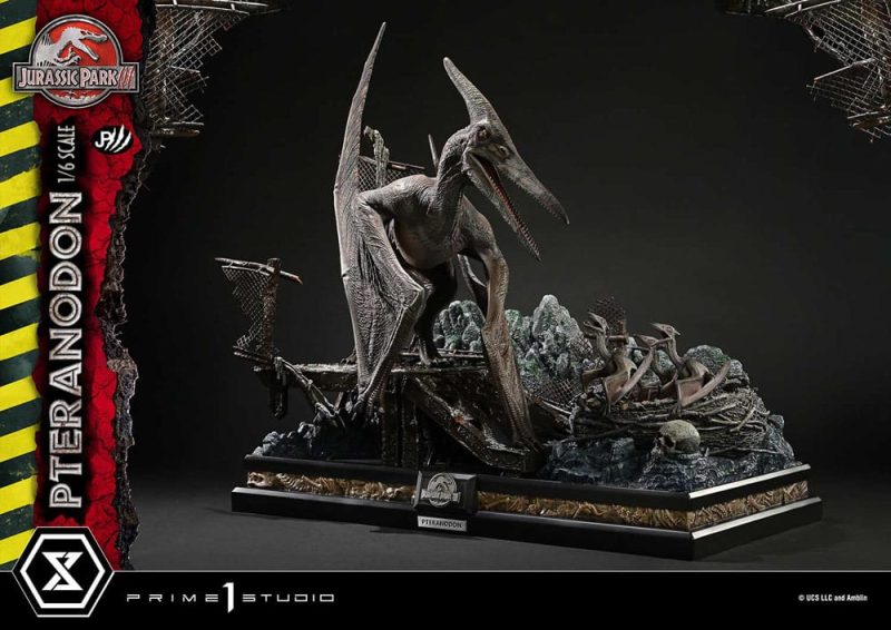 Jurassic Park III Legacy Museum Collection Statue 1/6 Pteranodon 68 cm - immagine 3