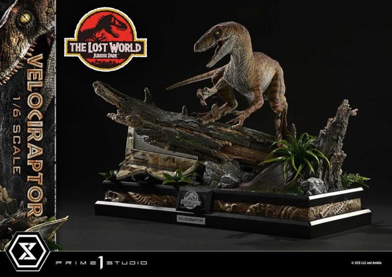 Jurassic Park II Legacy Museum Collection Statue 1/6 Velociraptor 41 cm - immagine 3