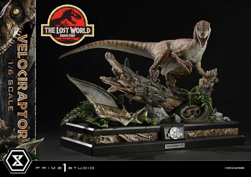 Jurassic Park II Legacy Museum Collection Statue 1/6 Velociraptor 41 cm - immagine 4