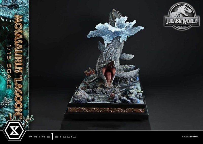 Jurassic World Legacy Museum Collection Statue 1/15 Mosasaurus "Lagoon" 57 cm - immagine 4