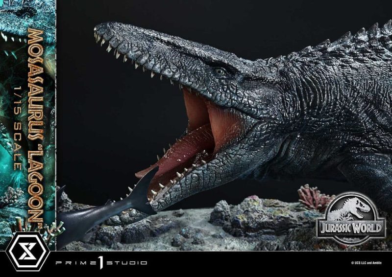 Jurassic World Legacy Museum Collection Statue 1/15 Mosasaurus "Lagoon" 57 cm - immagine 6