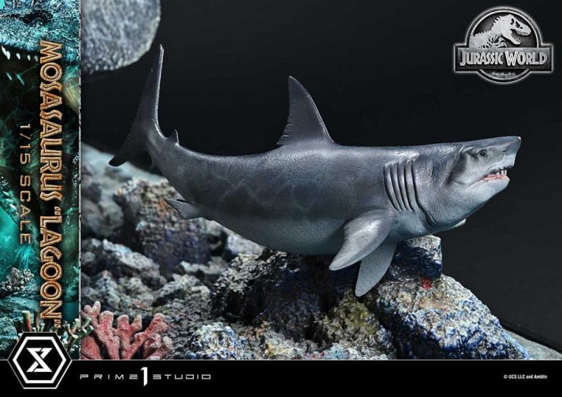 Jurassic World Legacy Museum Collection Statue 1/15 Mosasaurus "Lagoon" 57 cm - immagine 7