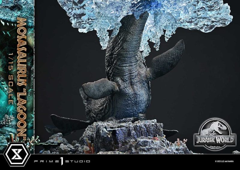 Jurassic World Legacy Museum Collection Statue 1/15 Mosasaurus "Lagoon" 57 cm - immagine 8
