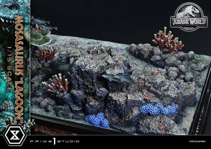 Jurassic World Legacy Museum Collection Statue 1/15 Mosasaurus "Lagoon" 57 cm - immagine 9