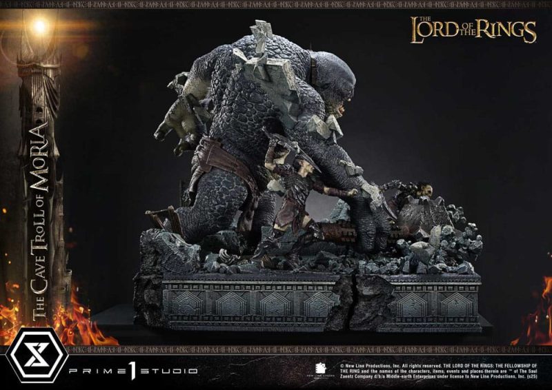 The Lord of the Rings Premium Masterline Series Statue 1/6 Cave Troll of Moria 91 cm - immagine 2
