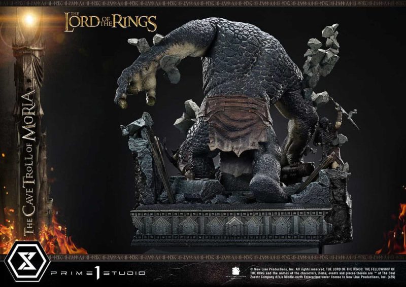 The Lord of the Rings Premium Masterline Series Statue 1/6 Cave Troll of Moria 91 cm - immagine 3