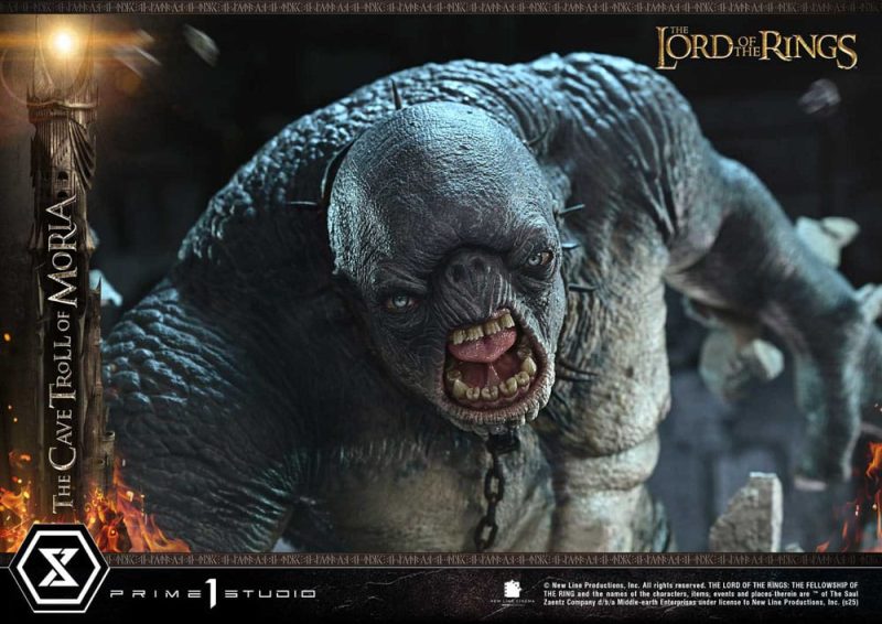 The Lord of the Rings Premium Masterline Series Statue 1/6 Cave Troll of Moria 91 cm - immagine 5