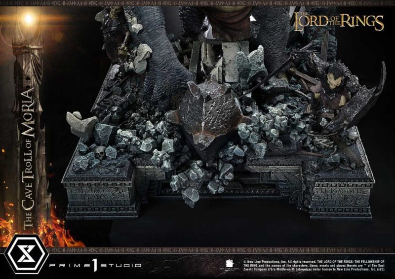 The Lord of the Rings Premium Masterline Series Statue 1/6 Cave Troll of Moria 91 cm - immagine 7