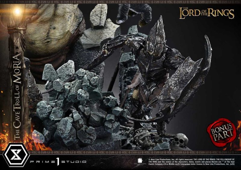 The Lord of the Rings Premium Masterline Series Statue 1/6 Cave Troll of Moria Bonus Version 91 cm - immagine 3