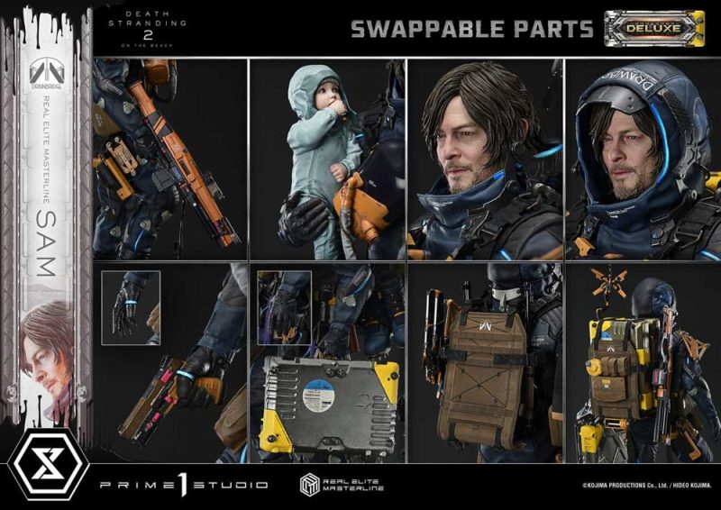 Death Stranding 2: On the Beach Real Elite Masterline Series Statue 1/3 Sam Deluxe Bonus Version 83 cm - immagine 4