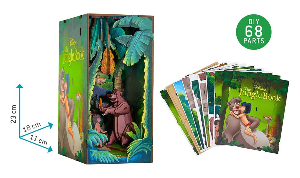 Disney Tiny Adventures Book Nook Mini Diorama The Jungle Book 23 cm - immagine 3