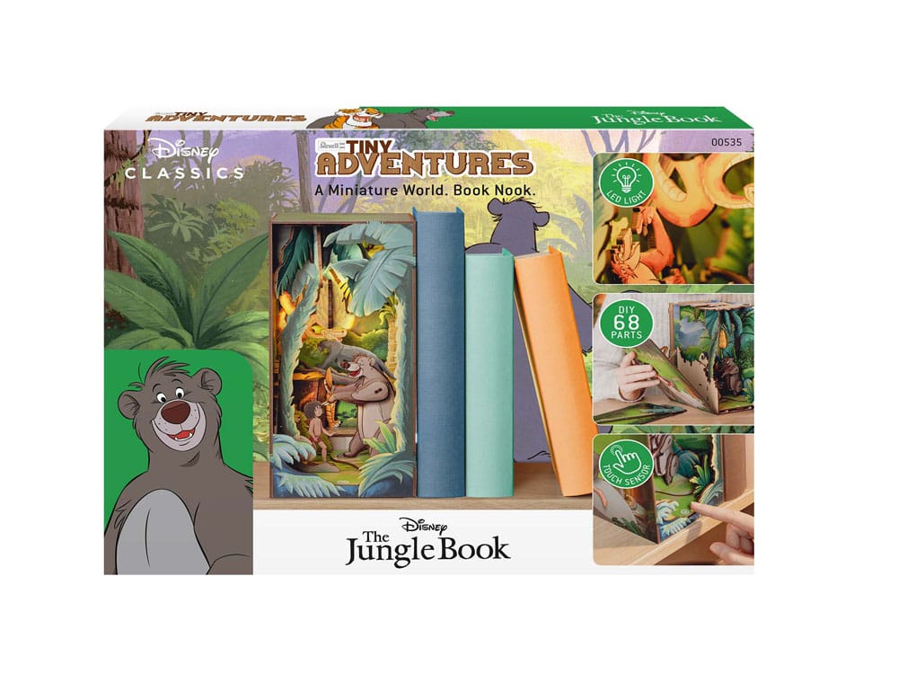 Disney Tiny Adventures Book Nook Mini Diorama The Jungle Book 23 cm - immagine 2