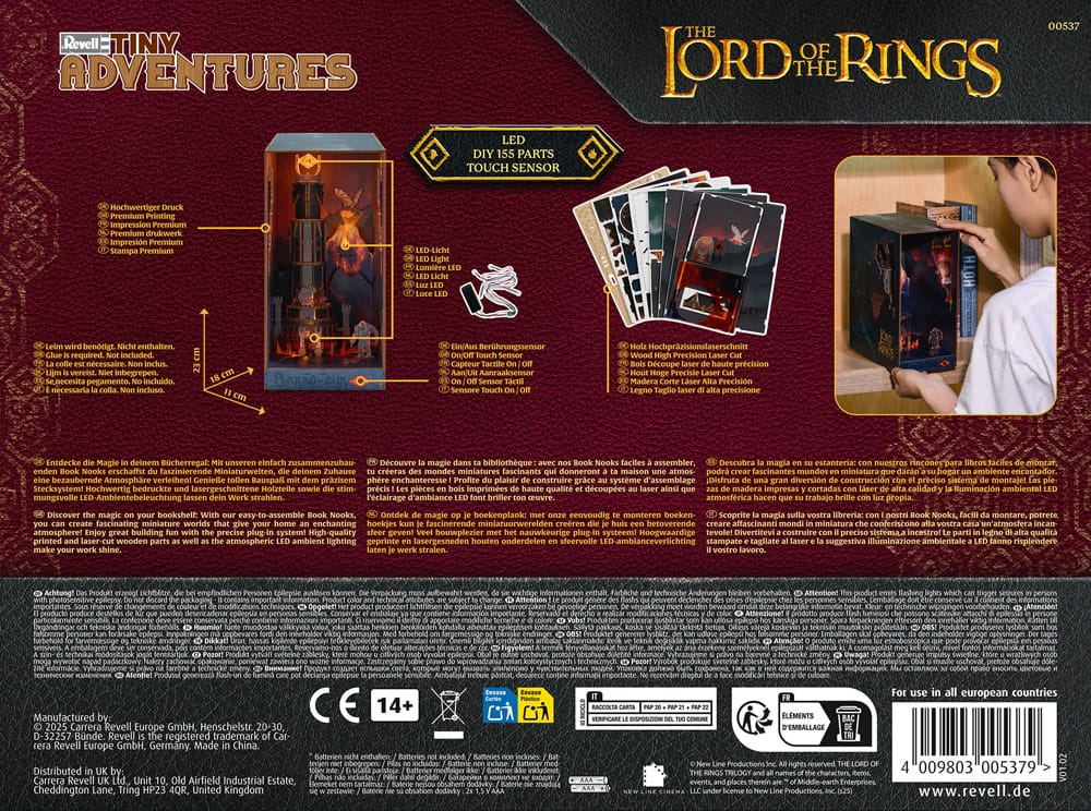 The Lord of the Rings Tiny Adventures Book Nook Mini Diorama Barad-Dûr 23 cm - immagine 5