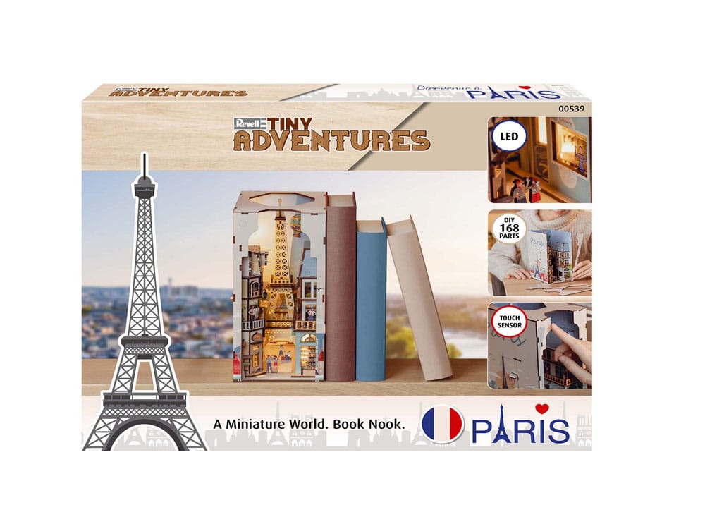 Paris Tiny Adventures Book Nook Mini Diorama 23 cm - immagine 3