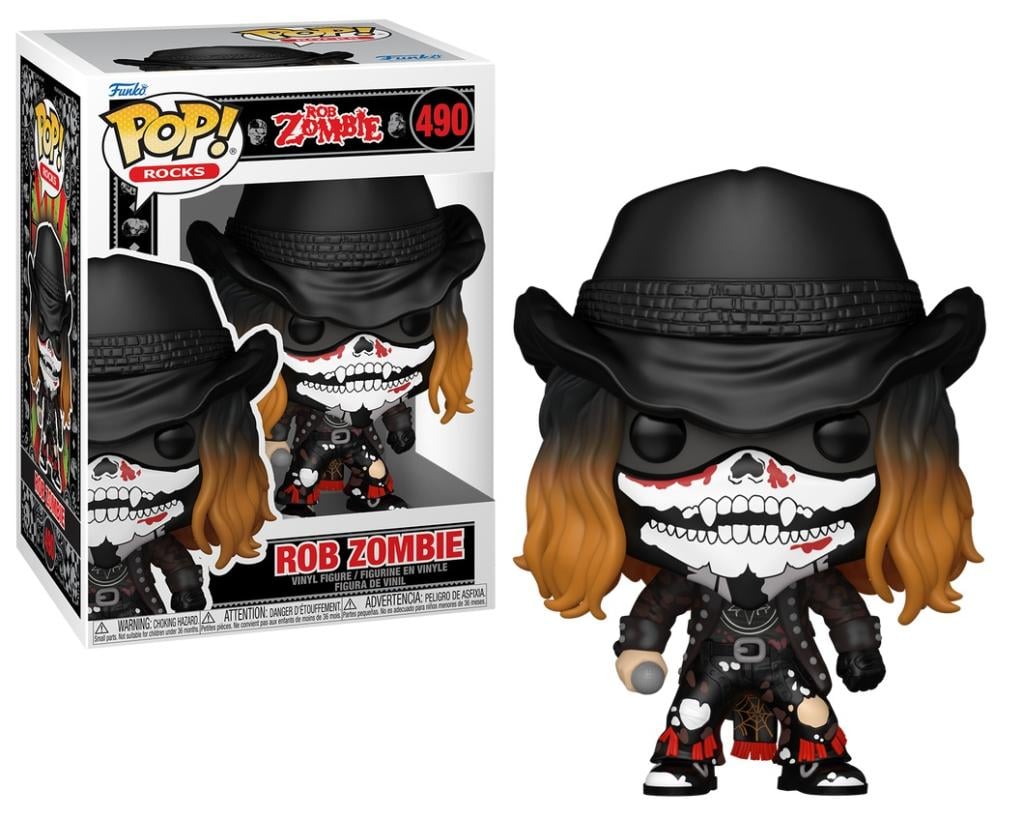 Rob Zombie POP! Rocks Vinyl Figure Rob Zombie w/Bandana 9 cm